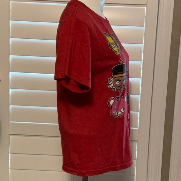 Red Short Sleeve Tee with Fortnite Character Graphics - Picture 2 of 5